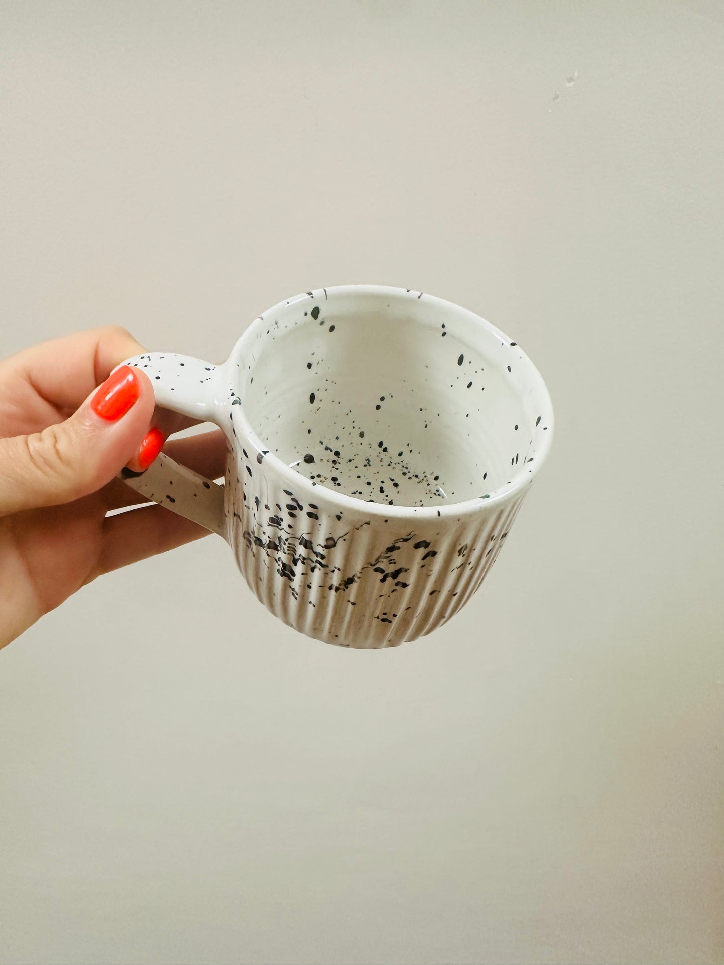 Splatter Carved Cup