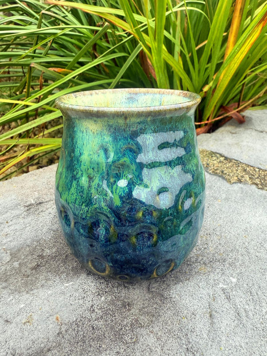 Orbit Dimple Mug ~ hug mug