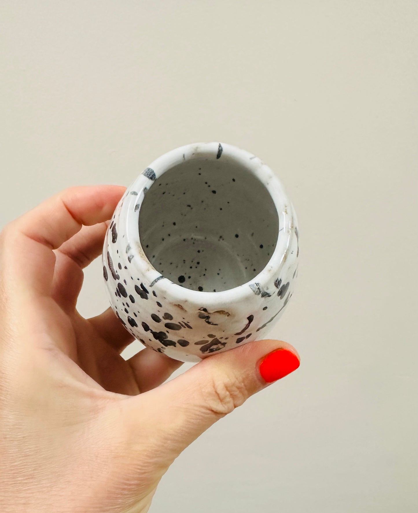 Rustic Splatter shot cups
