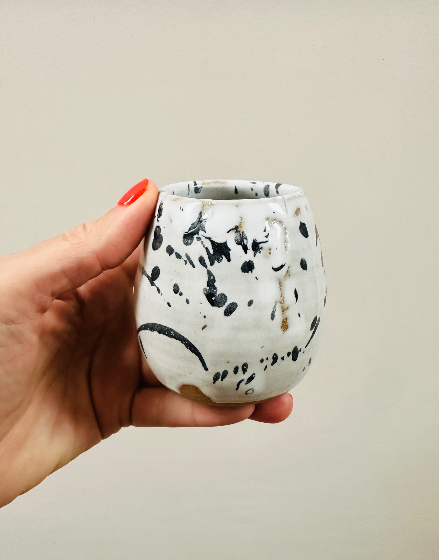 Rustic Splatter shot cups