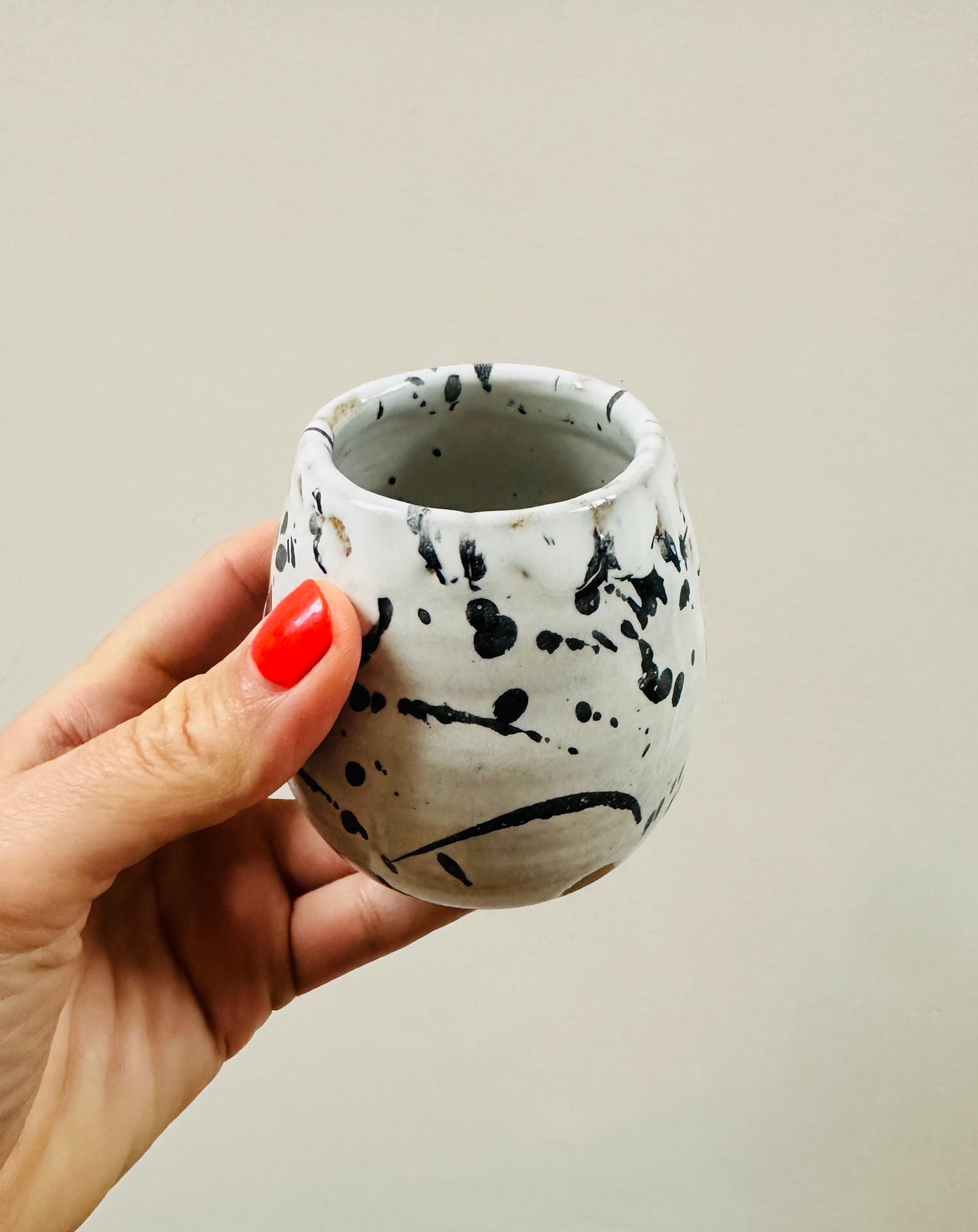 Rustic Splatter shot cups