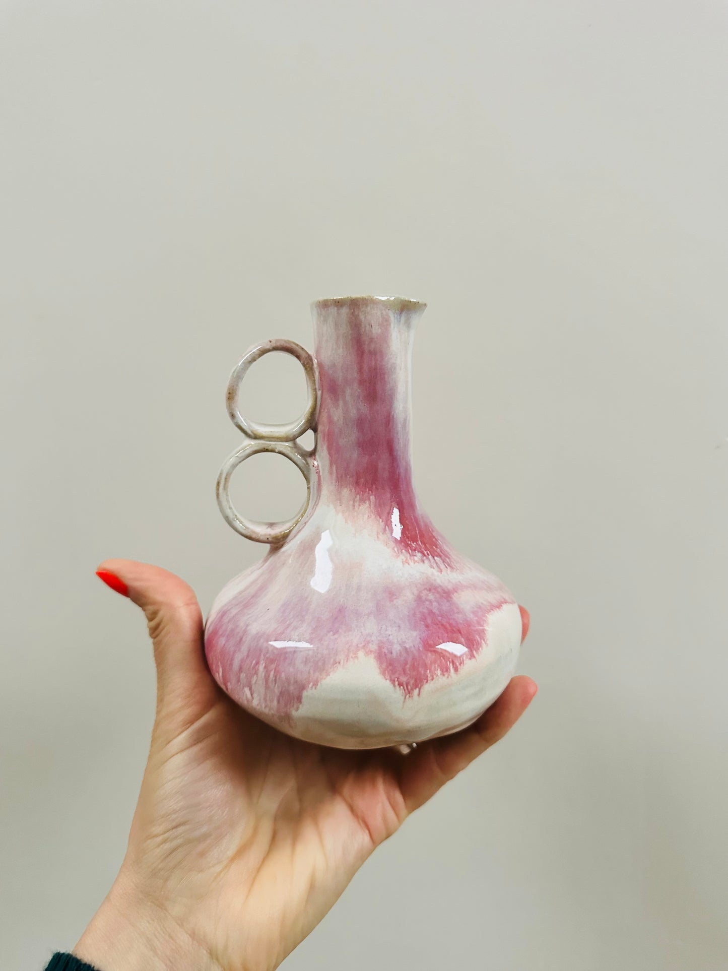 Pink bud vase