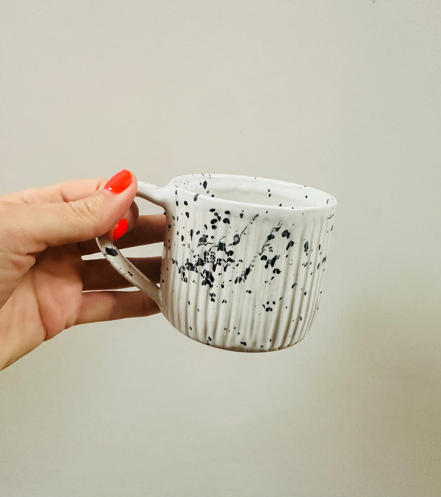 Splatter Carved Cup
