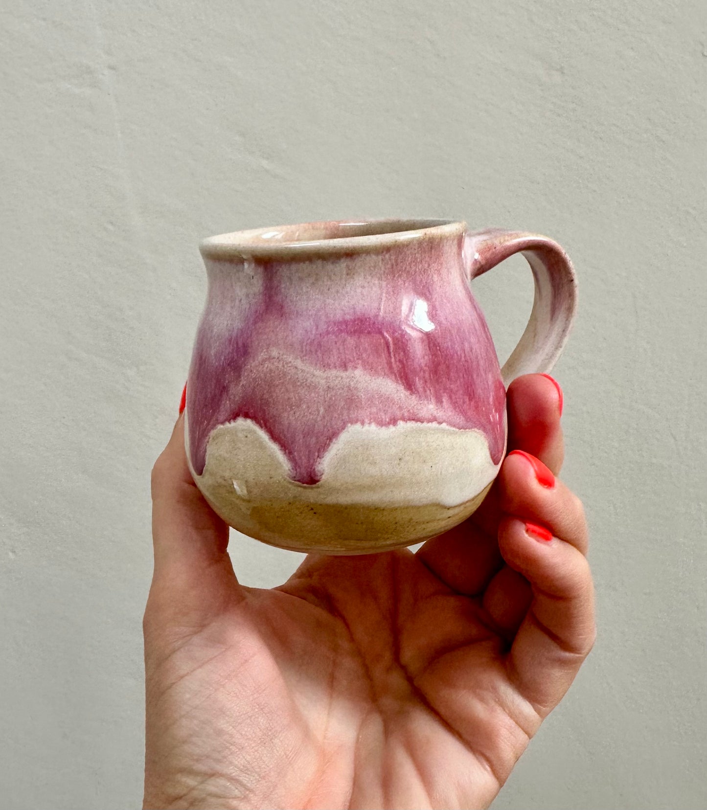 Pink Drippy Espresso Cup