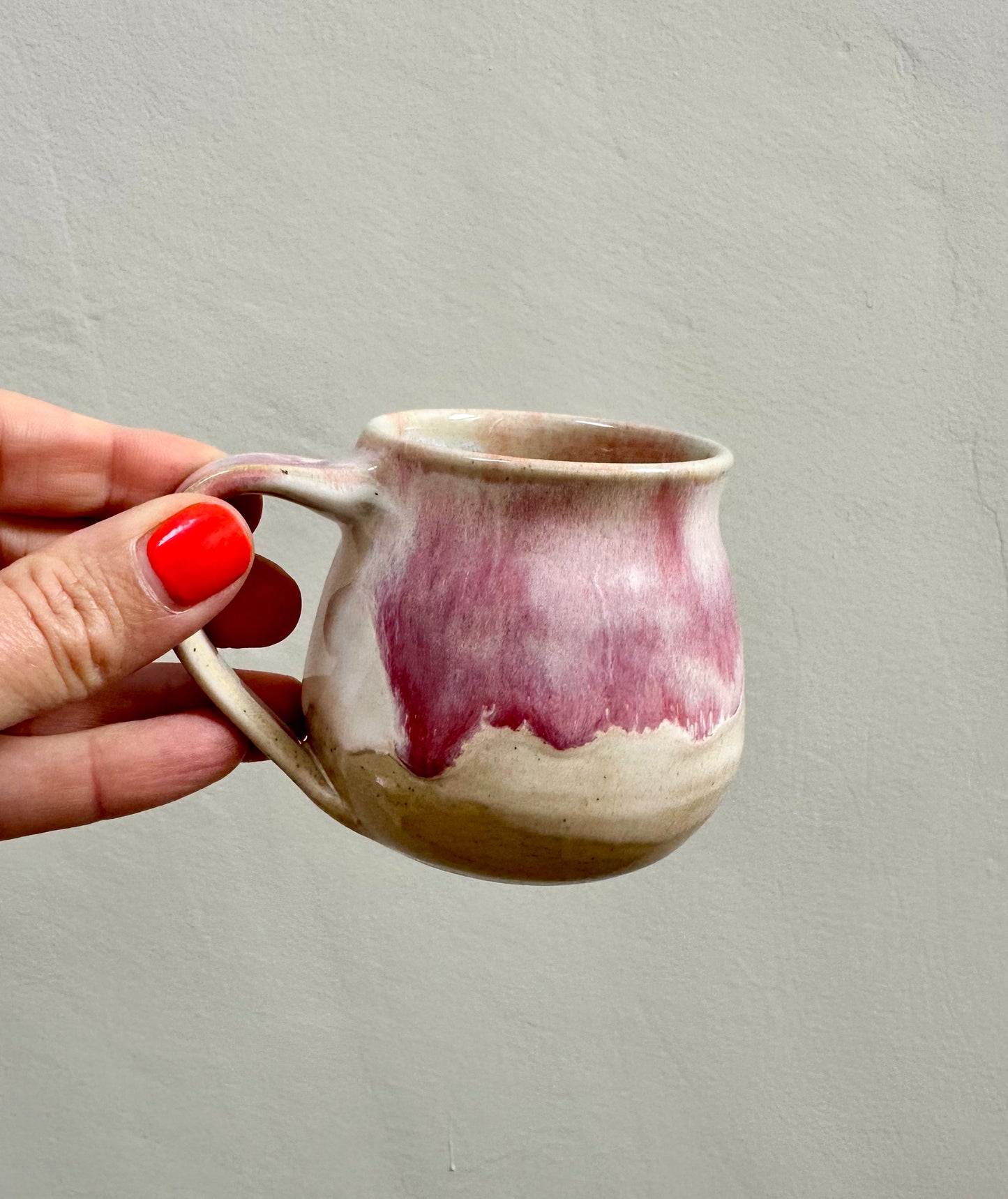 Pink Drippy Espresso Cup