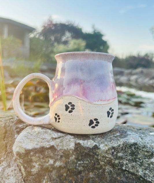 Paw Print Mug - Moody Skies