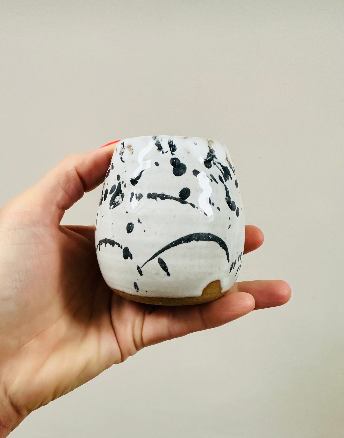 Rustic Splatter shot cups