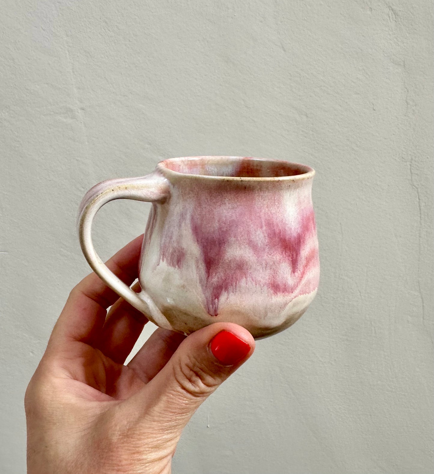 Pink Drippy Espresso Cup