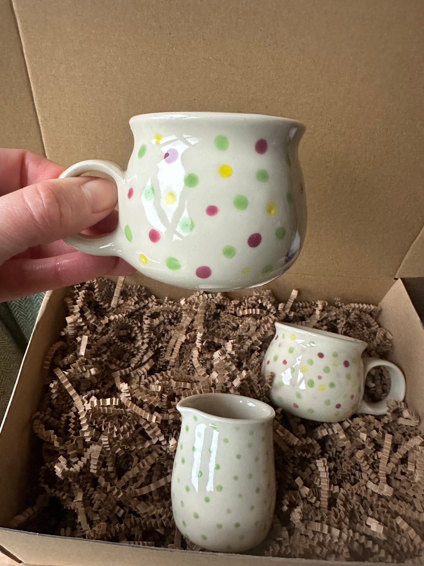 Espresso Cup Set with mini jug